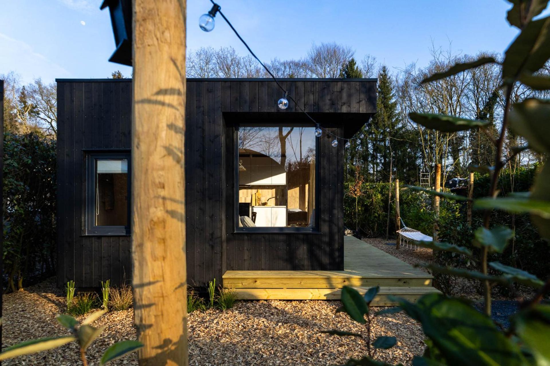 Knus Gezinsverblijf In Cosi Tiny House Op De Veluwe Epe Exterior foto