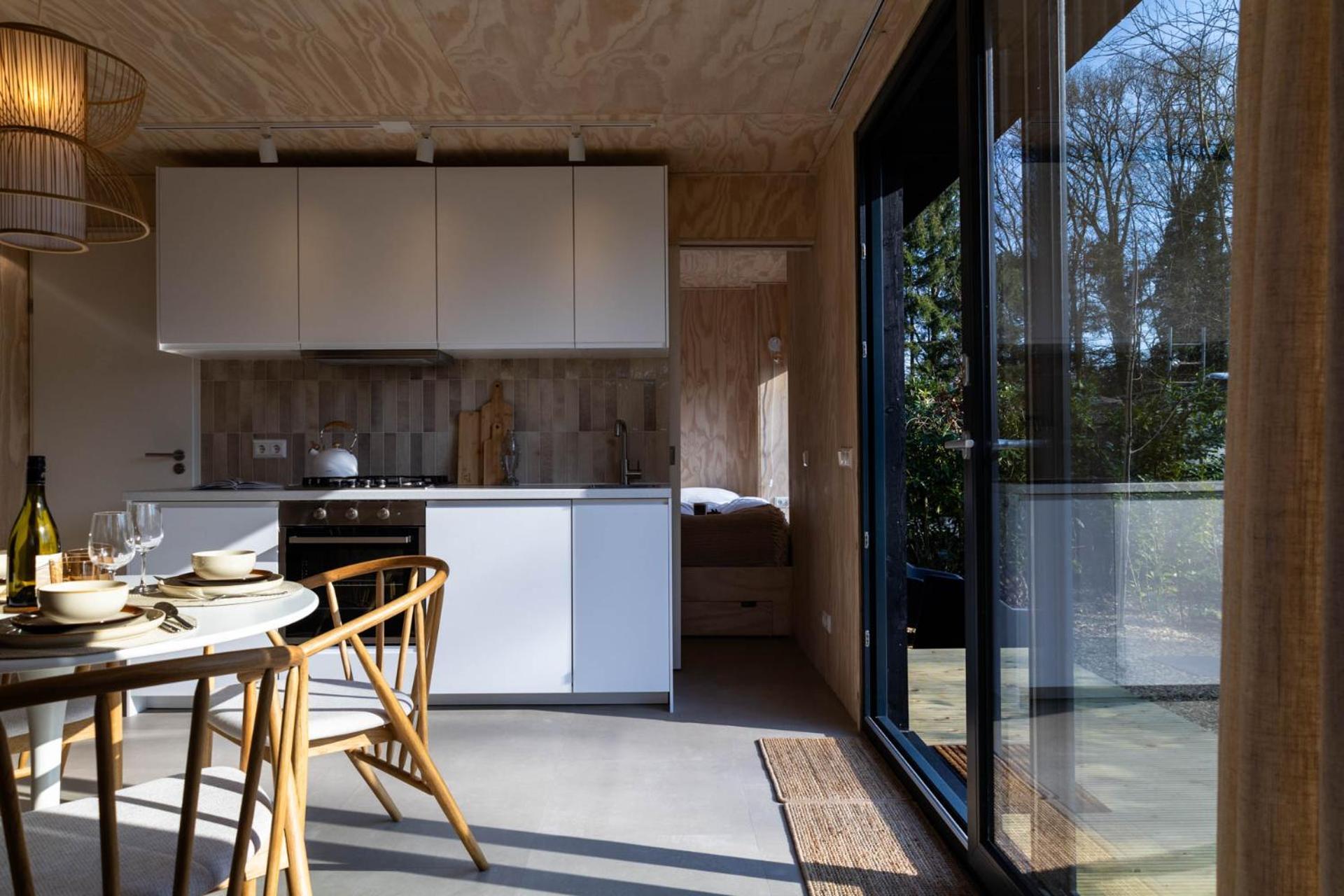 Knus Gezinsverblijf In Cosi Tiny House Op De Veluwe Epe Exterior foto